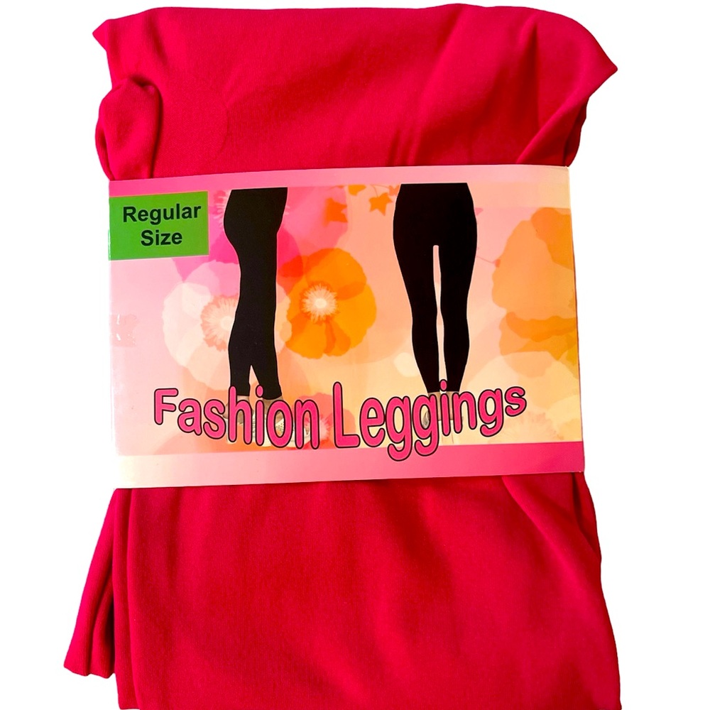 FC fierce competitor brand High Waisted Pinl Knit Fashion Leggings NWT One Size